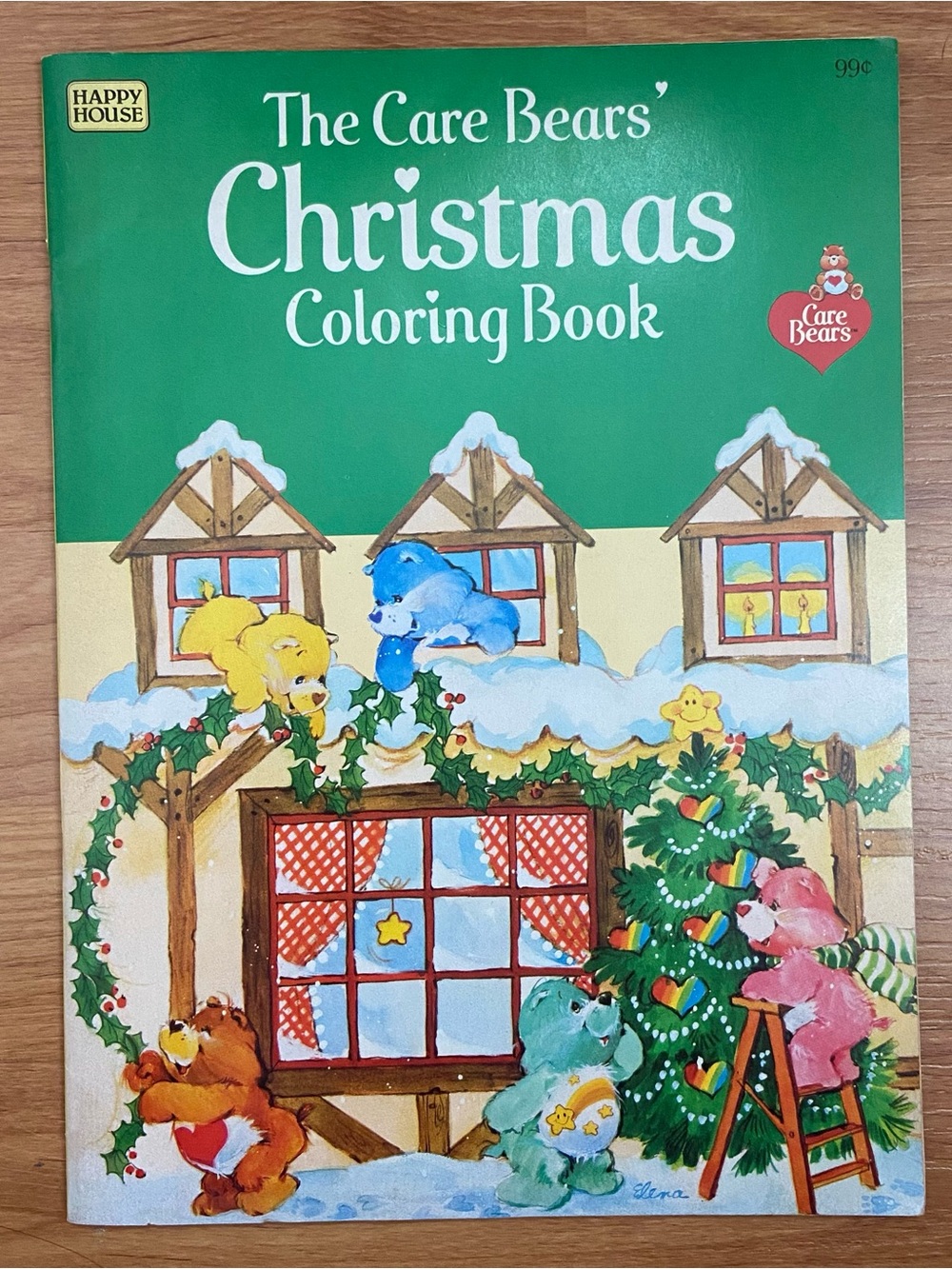 The Care Bears Christmas Coloring Book Vintage 1983 Happy House UNUSED